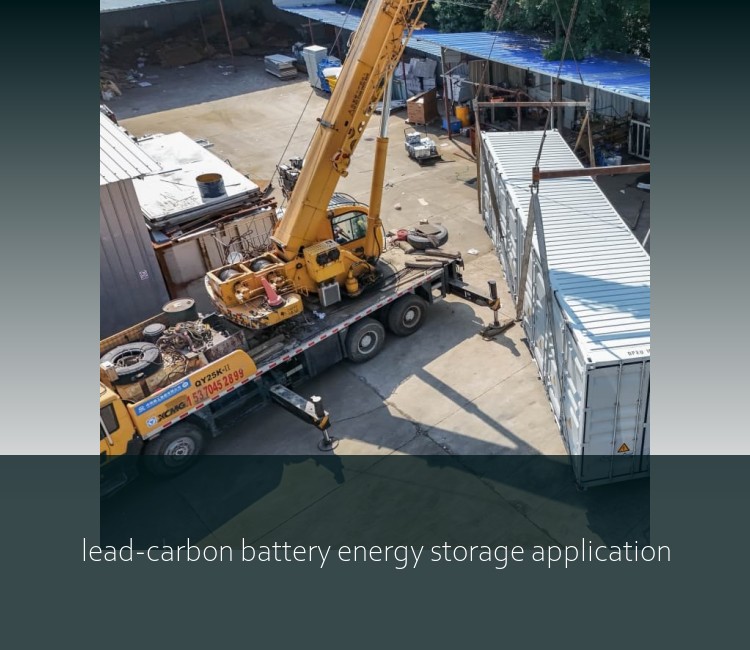 lead-carbon battery energy storage application