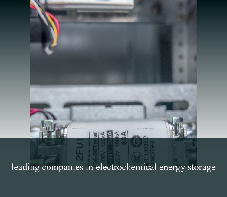 leading companies in electrochemical energy storage