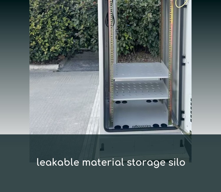 leakable material storage silo