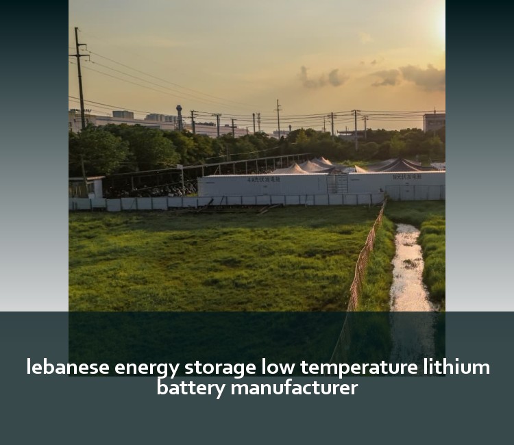 lebanese energy storage low temperature lithium battery manufacturer
