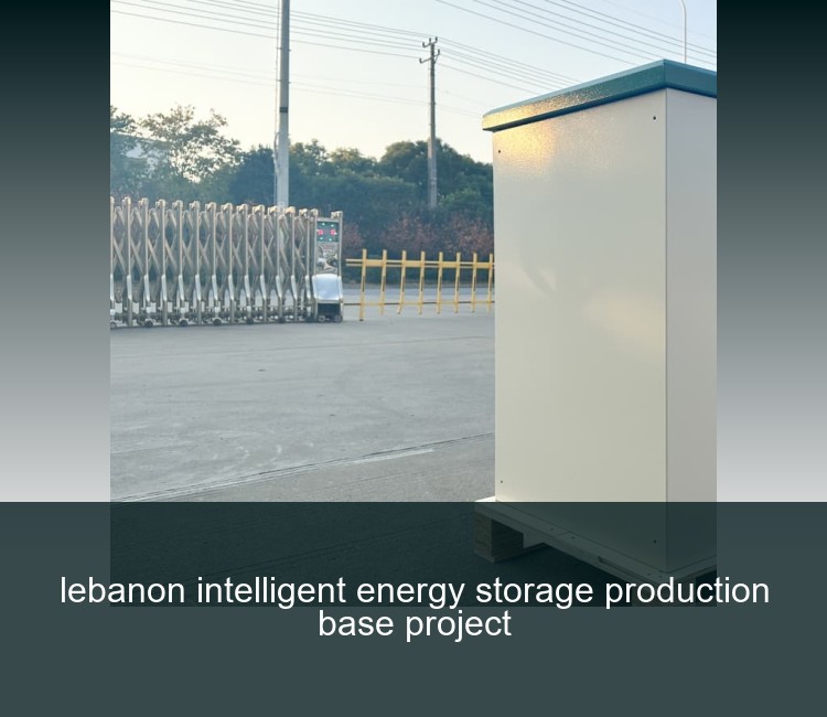 lebanon intelligent energy storage production base project