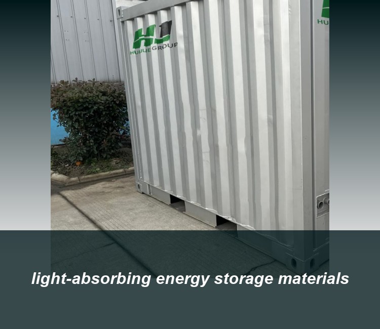 light-absorbing energy storage materials