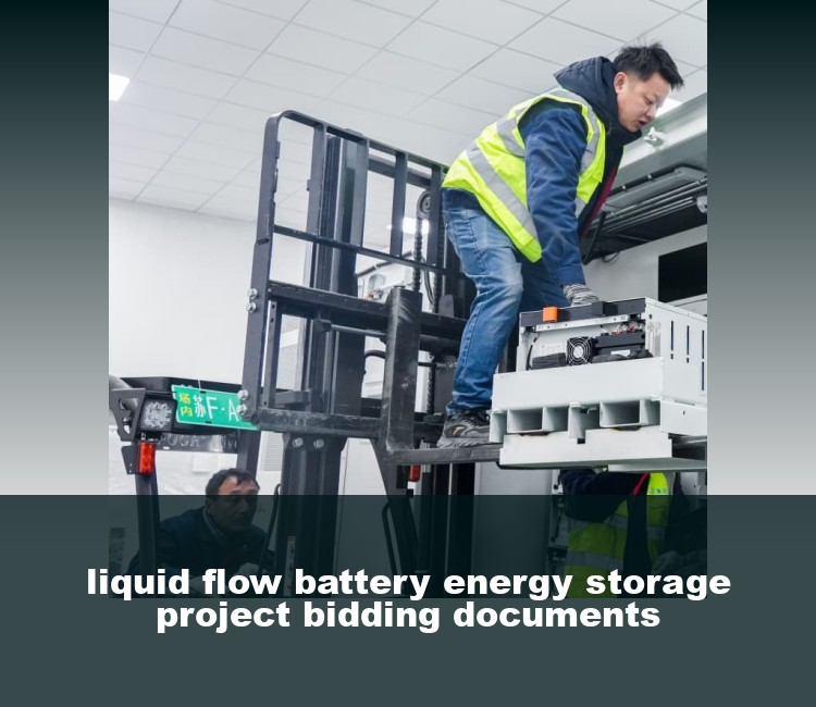liquid flow battery energy storage project bidding documents