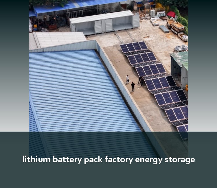 lithium battery pack factory energy storage