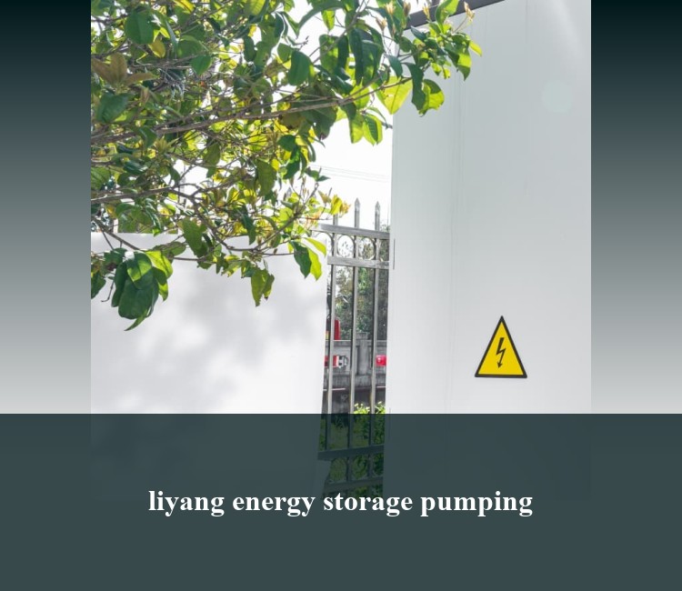 liyang energy storage pumping