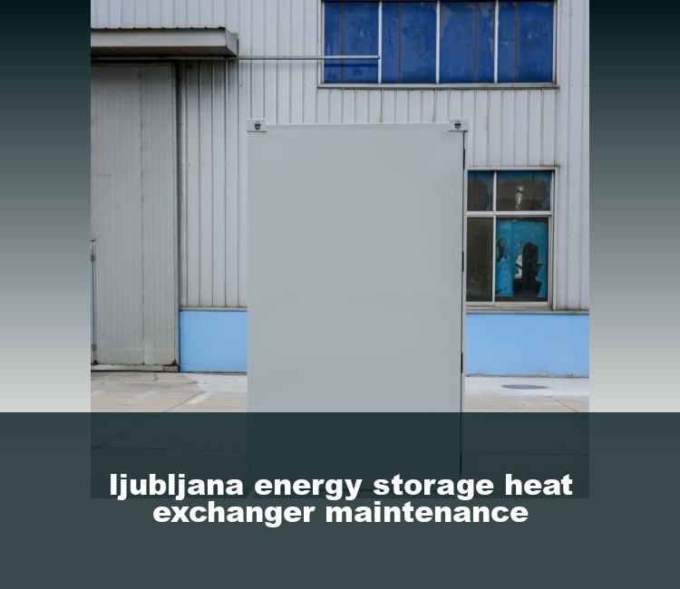 ljubljana energy storage heat exchanger maintenance