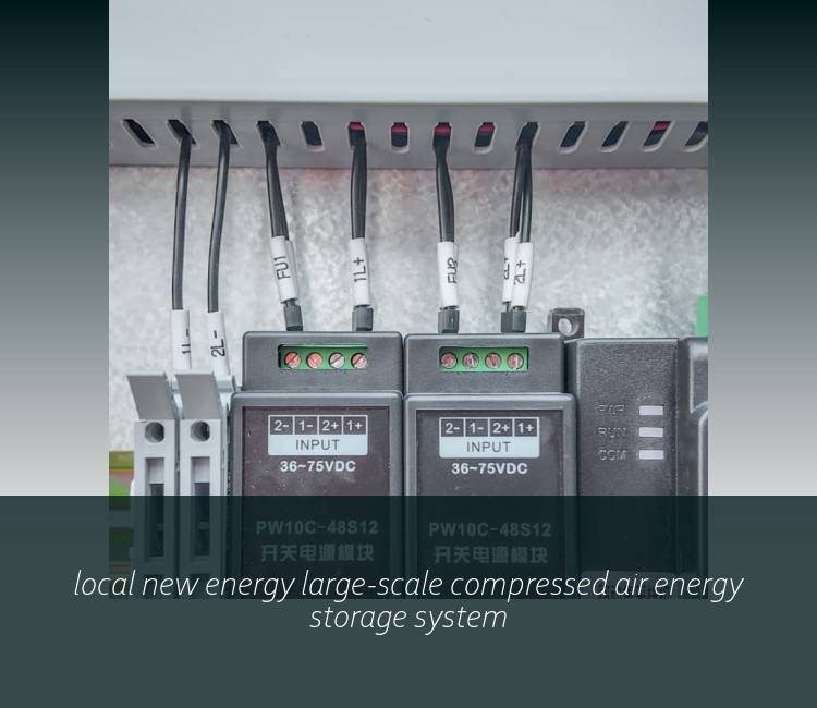 local new energy large-scale compressed air energy storage system
