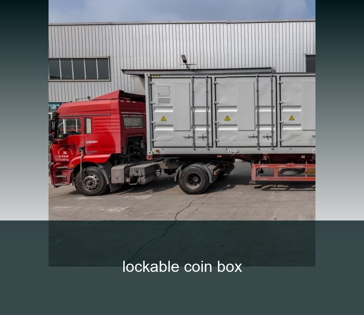 lockable coin box