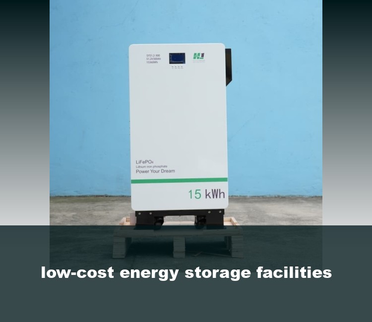 low-cost energy storage facilities