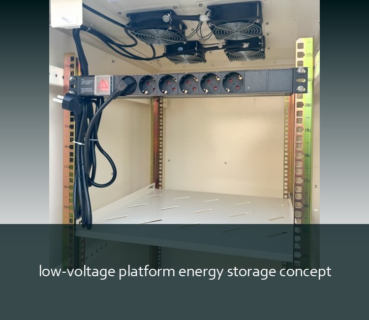 low-voltage platform energy storage concept