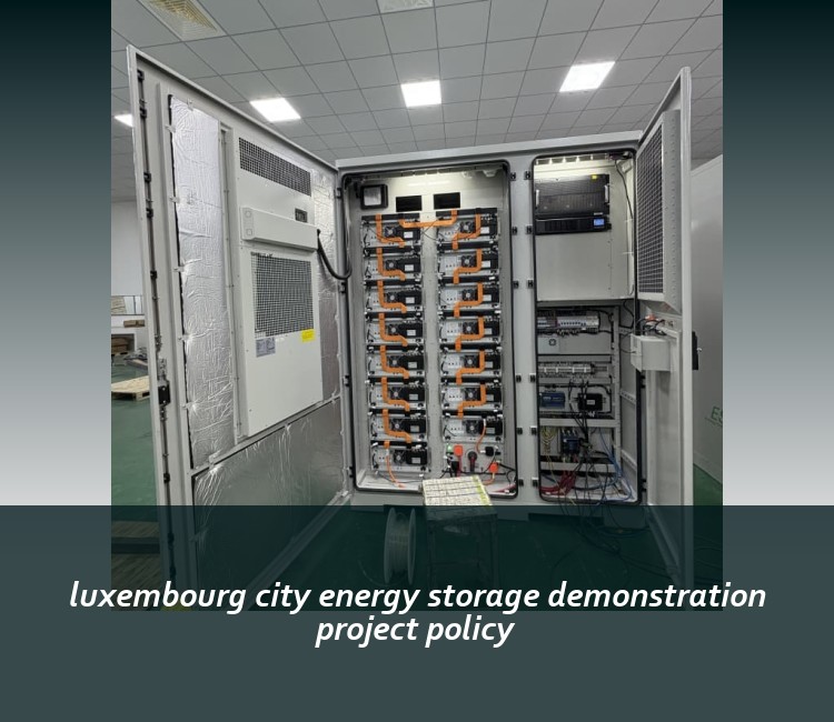 luxembourg city energy storage demonstration project policy
