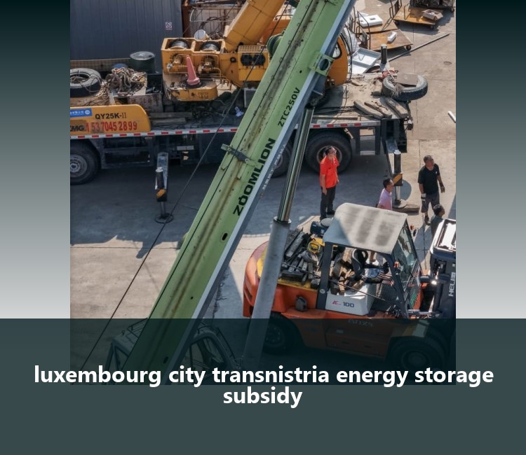 luxembourg city transnistria energy storage subsidy
