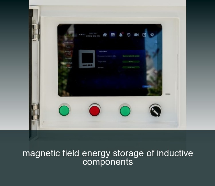 magnetic field energy storage of inductive components