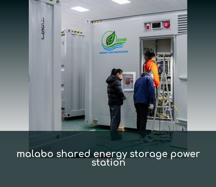 malabo shared energy storage power station