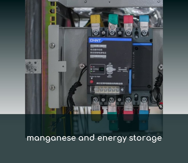 manganese and energy storage
