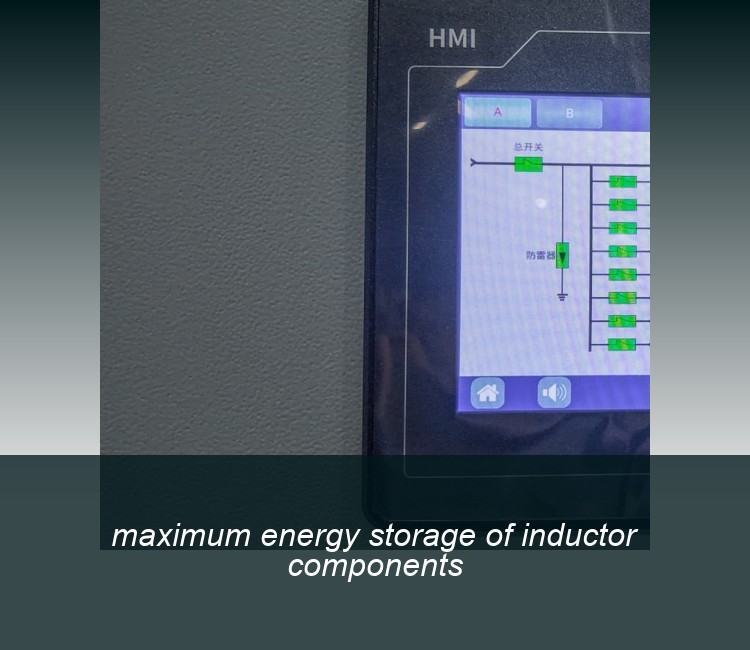maximum energy storage of inductor components