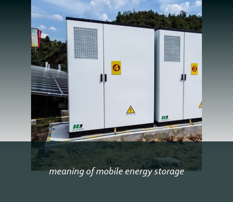 meaning of mobile energy storage