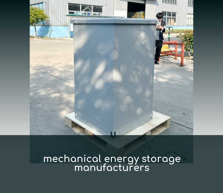 mechanical energy storage manufacturers