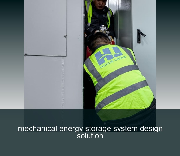 mechanical energy storage system design solution