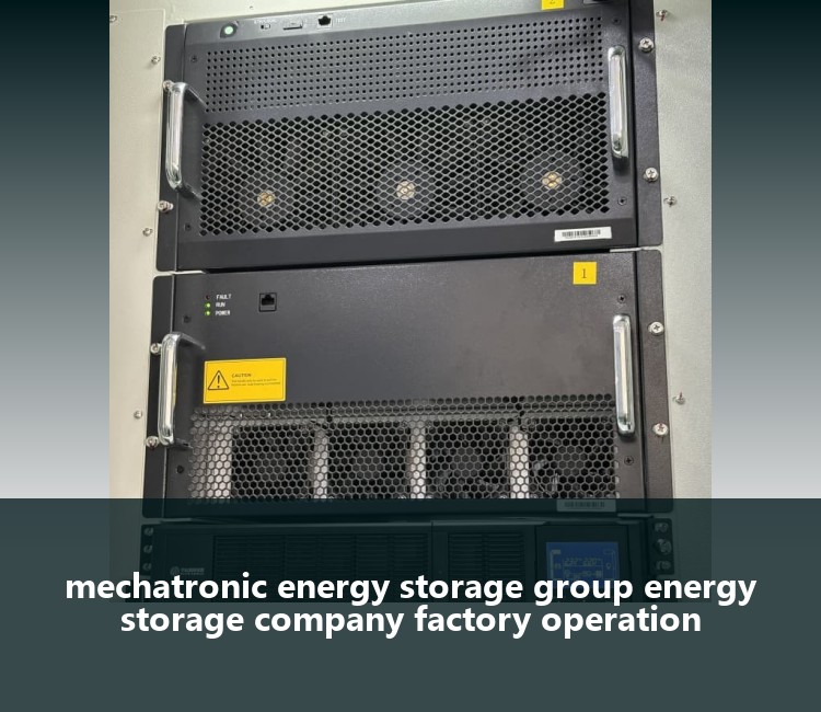 mechatronic energy storage group energy storage company factory operation