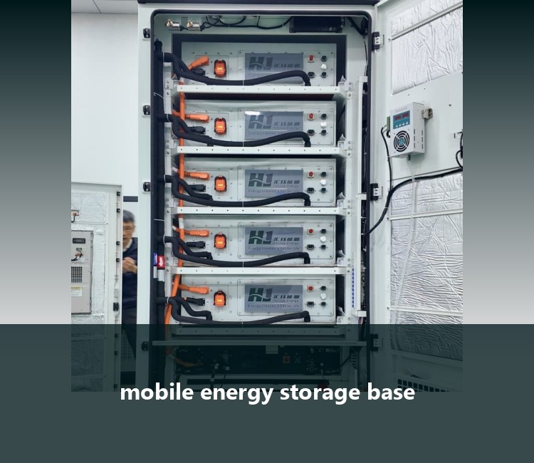 mobile energy storage base