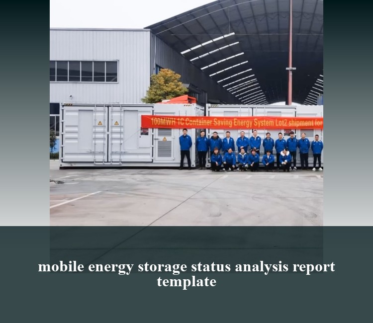 mobile energy storage status analysis report template