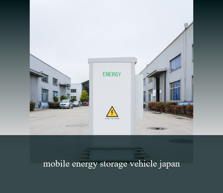 mobile energy storage vehicle japan