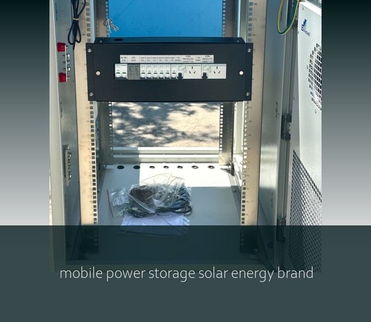 mobile power storage solar energy brand