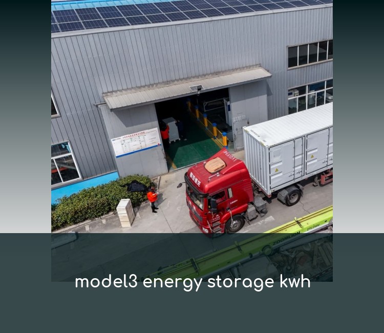 model3 energy storage kwh