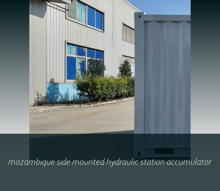 mozambique side mounted hydraulic station accumulator