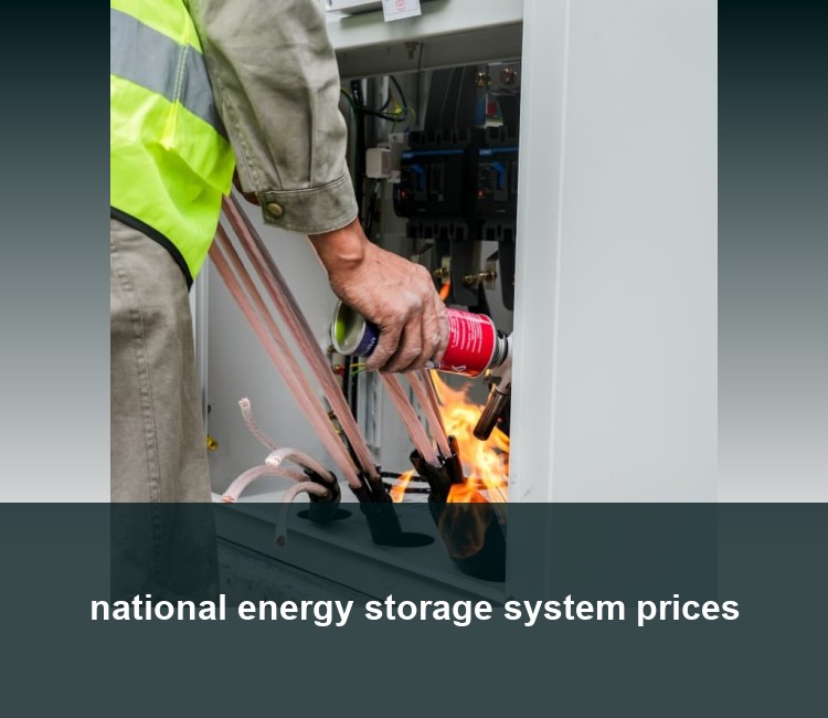 national energy storage system prices