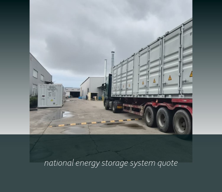 national energy storage system quote
