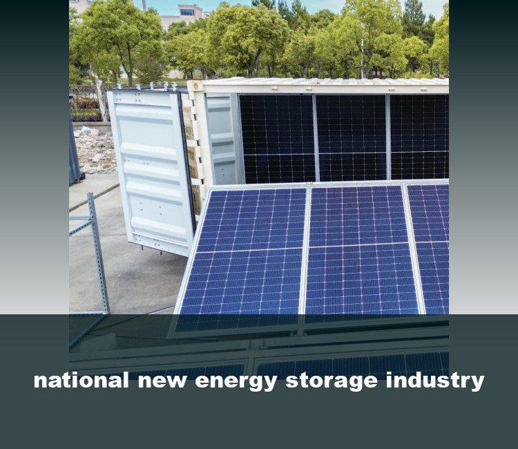 national new energy storage industry