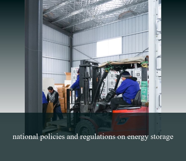 national policies and regulations on energy storage
