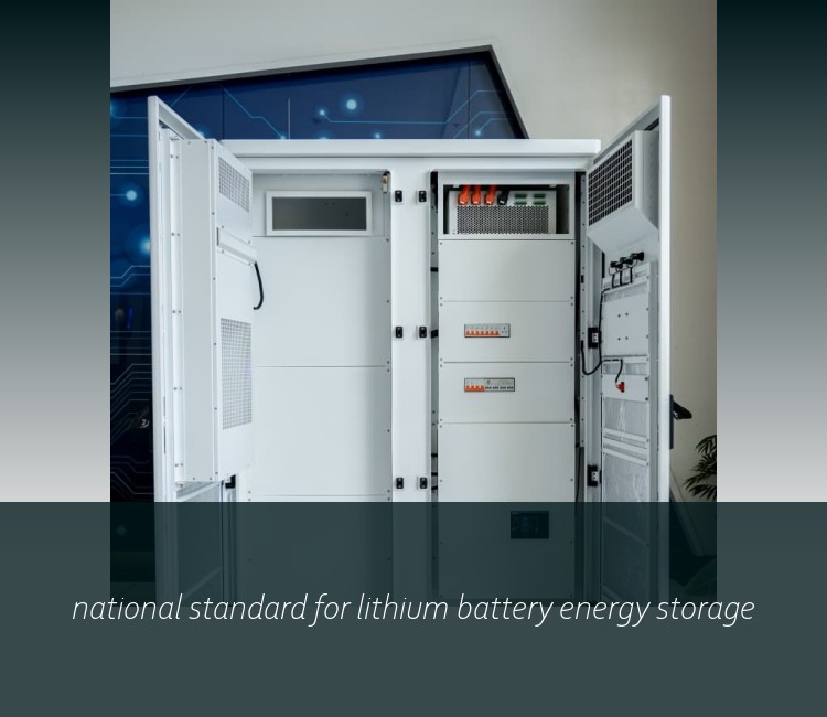 national standard for lithium battery energy storage