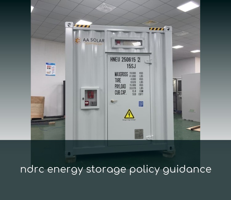 ndrc energy storage policy guidance