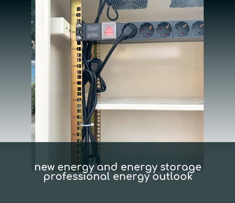 new energy and energy storage professional energy outlook
