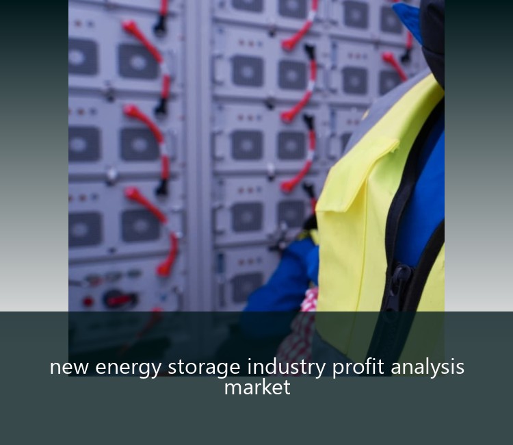 new energy storage industry profit analysis market
