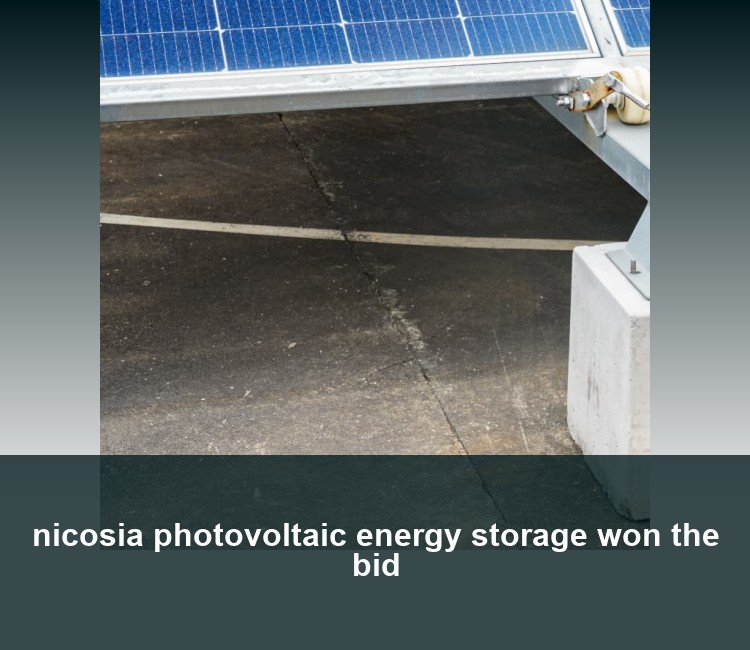 nicosia photovoltaic energy storage won the bid