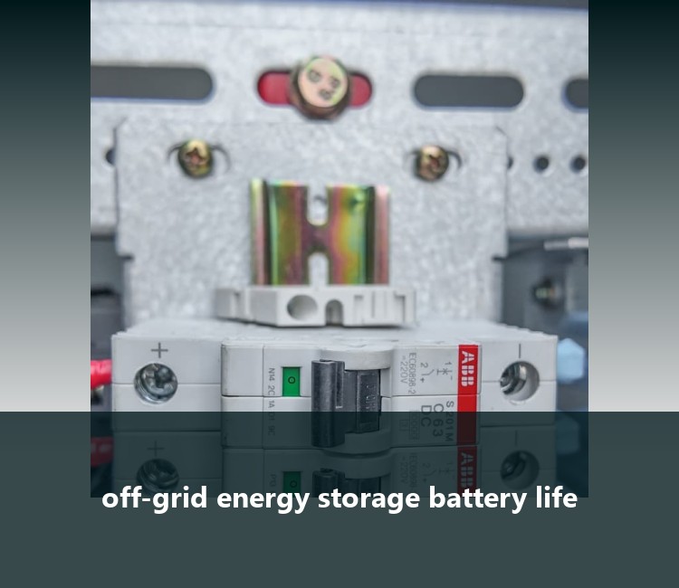 off-grid energy storage battery life