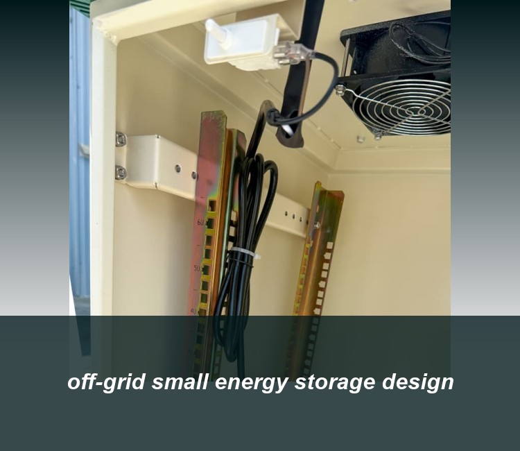 off-grid small energy storage design