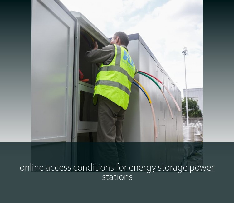 online access conditions for energy storage power stations