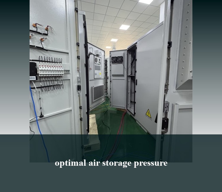 optimal air storage pressure