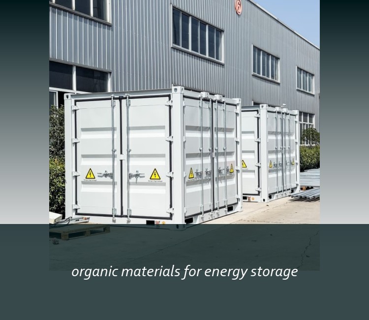 organic materials for energy storage