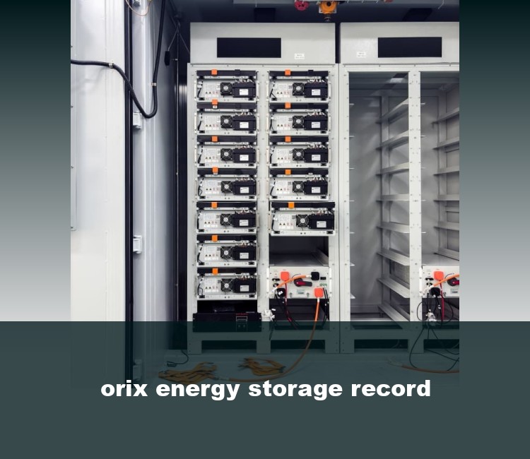 orix energy storage record