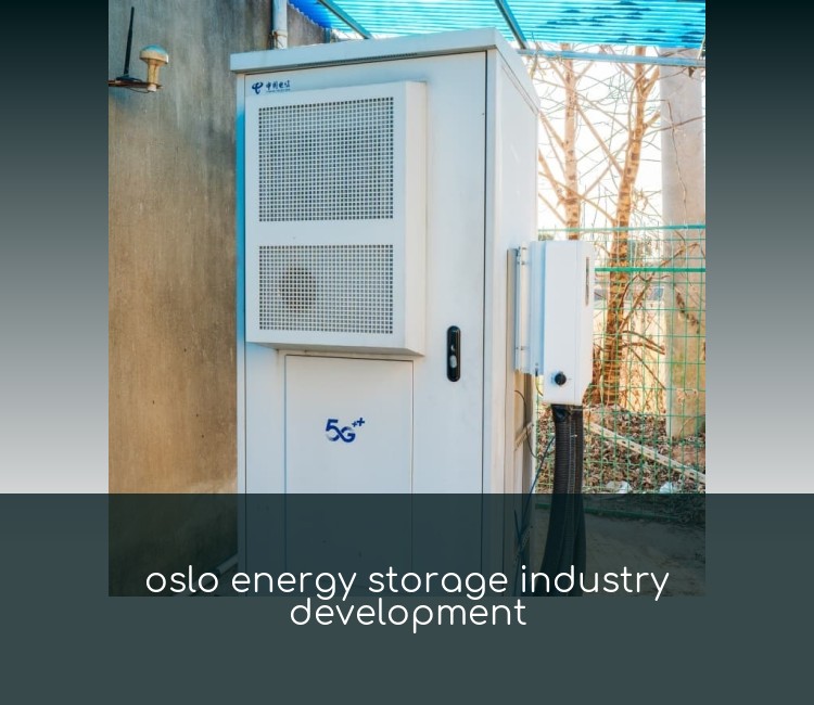oslo energy storage industry development