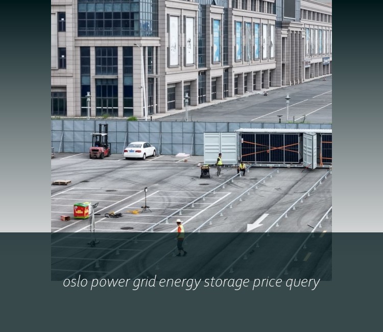 oslo power grid energy storage price query