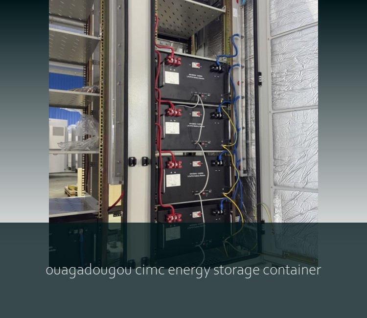 ouagadougou cimc energy storage container