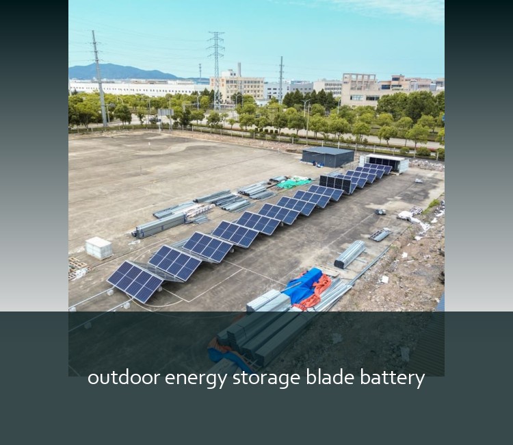 outdoor energy storage blade battery