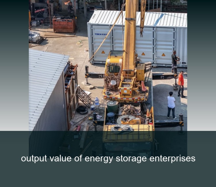 output value of energy storage enterprises